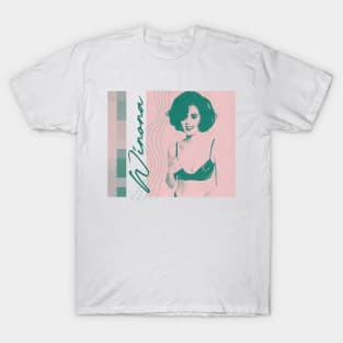 Winona Ryder /∆\ 90s Style Duotone Aesthetic T-Shirt